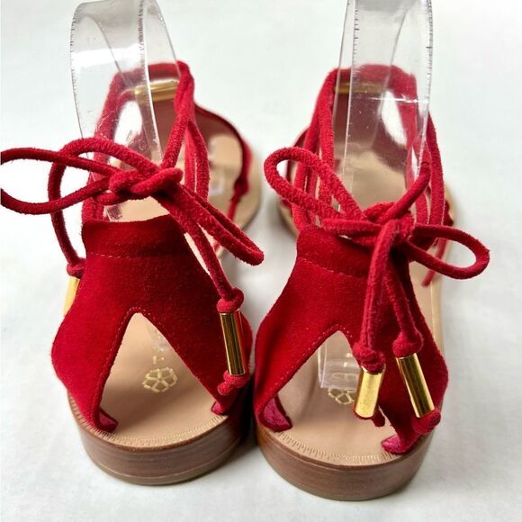 Trina Turk Bayley Suede Sandals - Picture 5 of 10